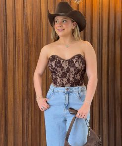 Corset de Renda (fundo nude)