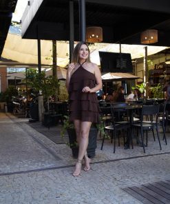 Alternative view of Vestido de Camadas em Chiffon
