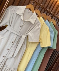 Alternative view of Vestido Longo de Linho