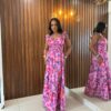 Vestido Longo estampa Floral